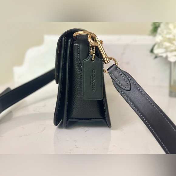 Coach CE563 Morgan Shoulder Bag Crossbody Colorblock Signature With Rivets - Picture 6 of 16